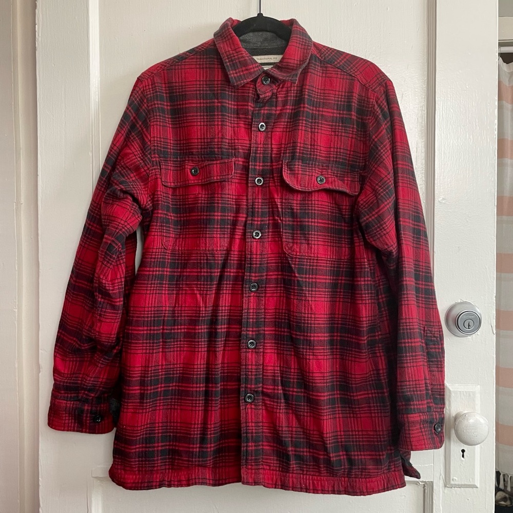 Fleece Lined LL Bean Flannel